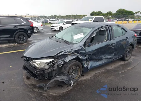 2015 Toyota Corolla Le из США, поврежденный, VIN 2T1BURHE8FC304080